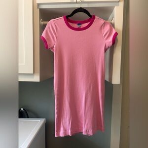 Old Navy Pink Striped Kids Dress
